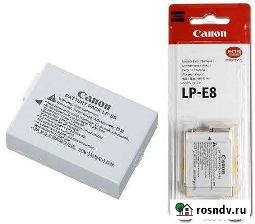 Аккумулятор Canon LP-E8 Сыктывкар - изображение 1