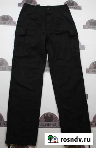 Черные брюки Бундесвер молескин талия 88 Екатеринбург - изображение 1