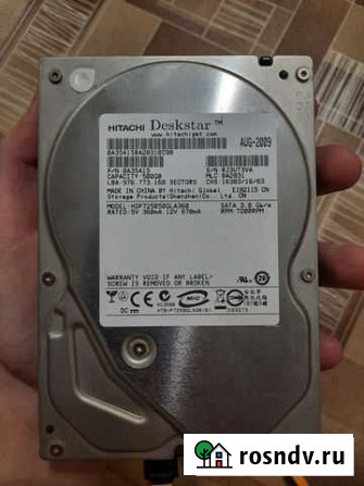 Жесткий диск hgst 500 GB HDP725050GLA360 Красноярск - изображение 1