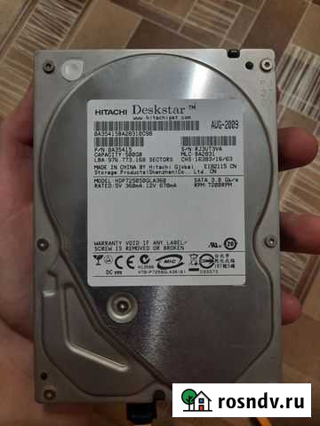 Жесткий диск hgst 500 GB HDP725050GLA360 Красноярск - изображение 1