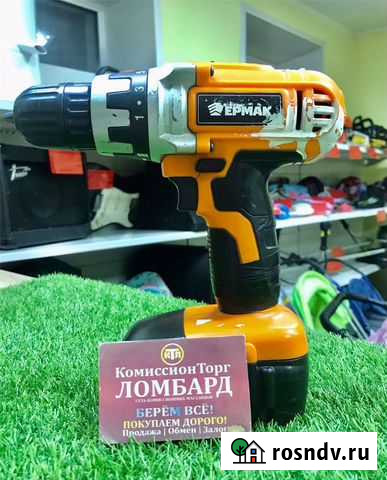 Аккумуляторная дрель-шуруповерт Ермак дша 18-2 Яшкино - изображение 1