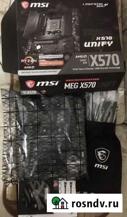 MSI X570 unify AM4 Челябинск - изображение 1