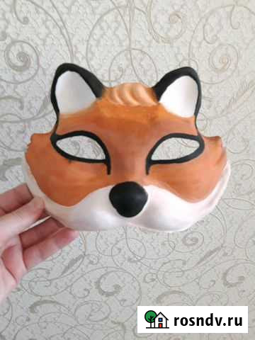 Маска лисы из папье-маше Волгоград - изображение 1