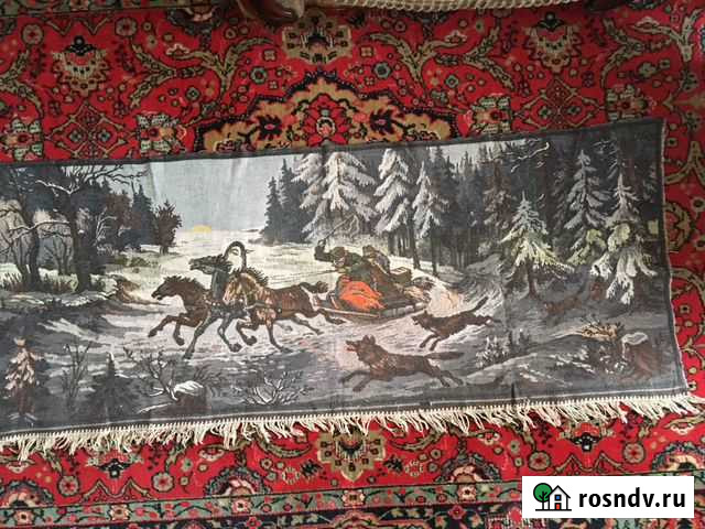 Гобеленовый коврик. Тройка Омск - изображение 1