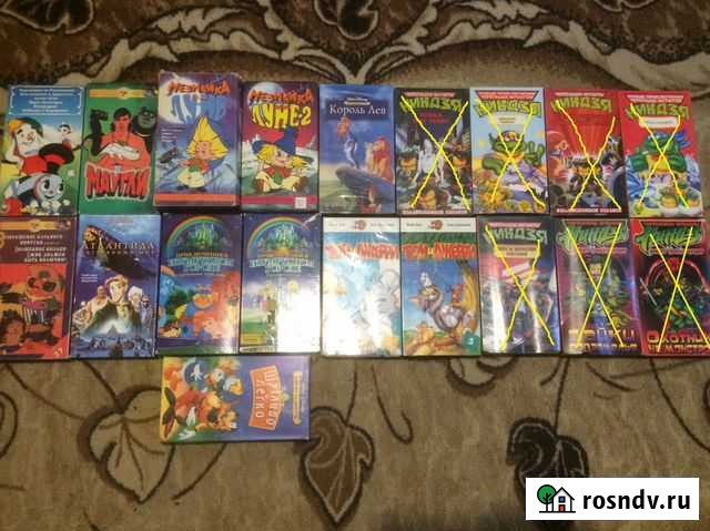Видеокассеты мультфильмы Вологда - изображение 1