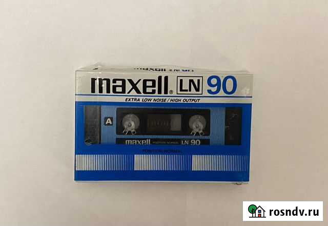 Аудиокассеты maxell ln 90 новая Таганрог - изображение 1