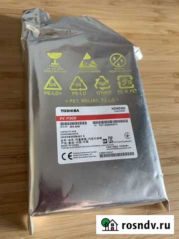 Жесткий диск 6тб Toshiba PC P300 Челябинск - изображение 1