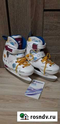Новые раздвижные коньки 27-30 размер Балашиха - изображение 1