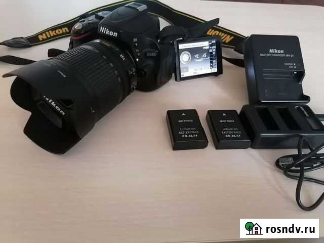 Зеркальный фотоаппарат nikon d5100 Лобва - изображение 1