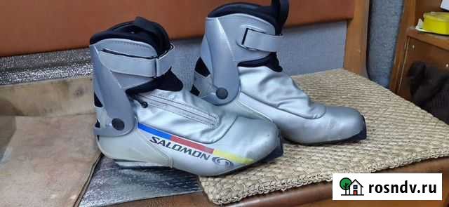 Лыжные ботинки salomon sns profil с креплениями Тула - изображение 1