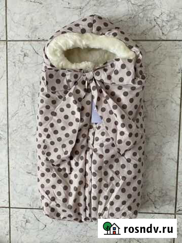 Зимний конверт в коляску на выписку новый Хабаровск - изображение 1