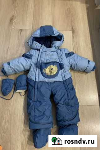 Зима-осень комбинезон для мальчика р 74 Тула - изображение 1