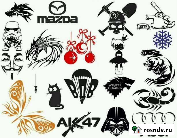 Виниловые наклейки (изготовление) Норильск - изображение 1