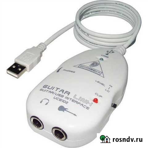 Гитарный интерфейс Behringer UCG102 Дубна - изображение 1