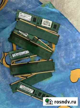 Оперативная память ddr3 1gb - 4gb- 8gb планки рабо Зеленодольск