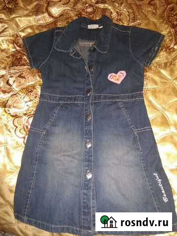 Джинсовое платье Липецк - изображение 1