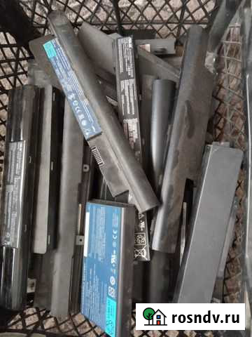 Аккумуляторы от ноутбуков (не рабочие) Куеда - изображение 1