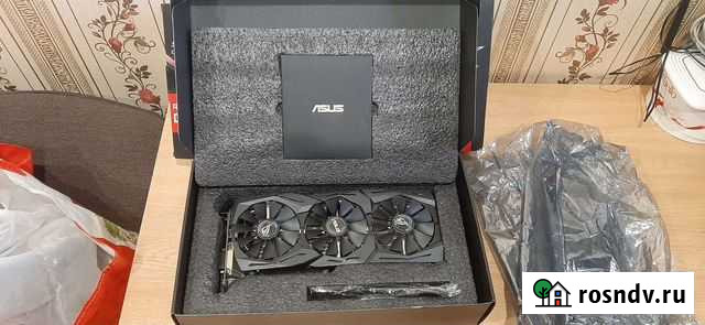 Видеокарта 8gb rx580 asus strix Смоленск - изображение 1