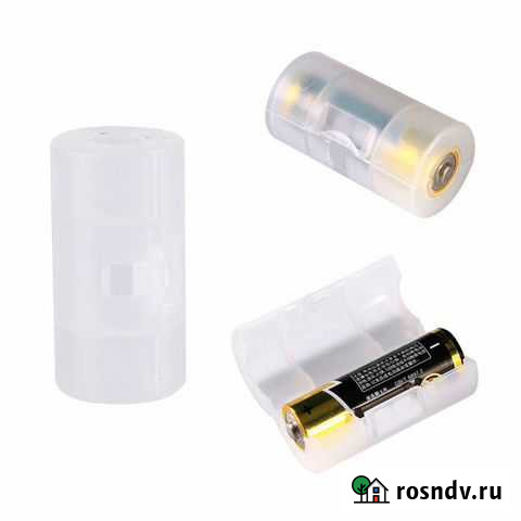 Переходник батарейки с AA на C(LR14) Петрозаводск - изображение 1