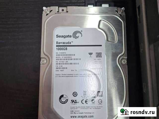 Жесткий диск 1tb 3.5 б/у Краснодар - изображение 1