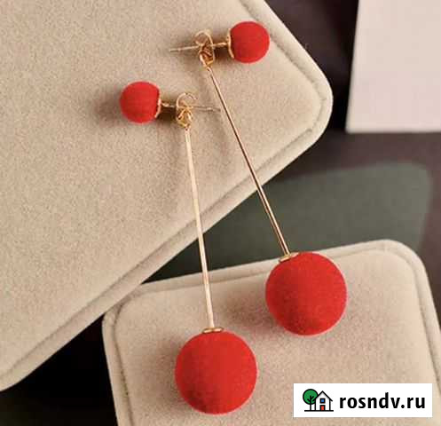 Серьги длинные бижутерия Знаменск - изображение 1