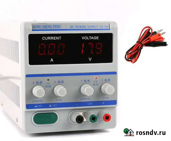 Блок питания лабораторный регулируемый 0-30В, 0-5А Сургут - изображение 1