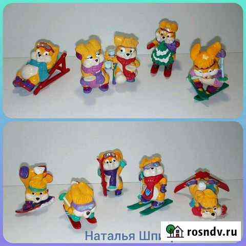Зайцы зимние, киндер сюрприз, kinder surprise Новороссийск
