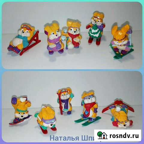 Зайцы зимние, киндер сюрприз, kinder surprise Новороссийск - изображение 1