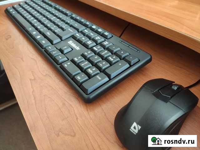 Проводная клавиатура и мышь usb Омск - изображение 1