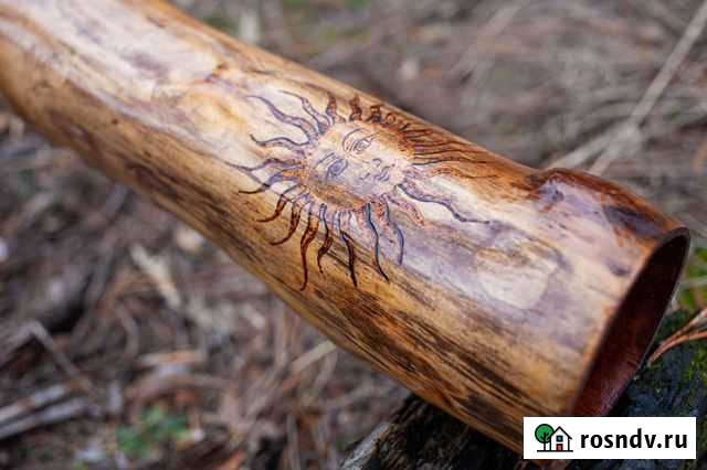 Диджериду из рябины с солнцем Воронеж - изображение 1