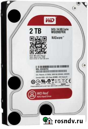 Жесткий диск wd red 2 терабайта Наро-Фоминск - изображение 1