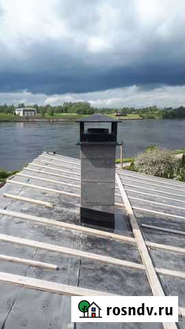 Монтаж дымоходов для газовых котлов, печей и камин Волосово - изображение 1