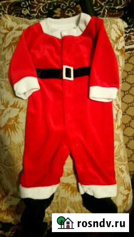 Комбинезон санты 3-6мес Серов - изображение 1