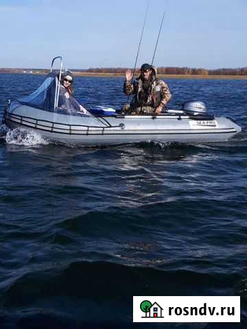 Комплект лодка пвх Сиа-Про 380P и плм Сиа-Про F9,9 Анастасиевская - изображение 1