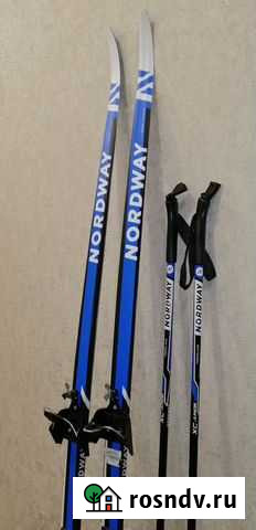 Лыжи беговые Nordway комплект с палками и ботинкам Путевка - изображение 1