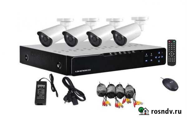 Комплект видеорегистратор + 4 камеры Гуково - изображение 1