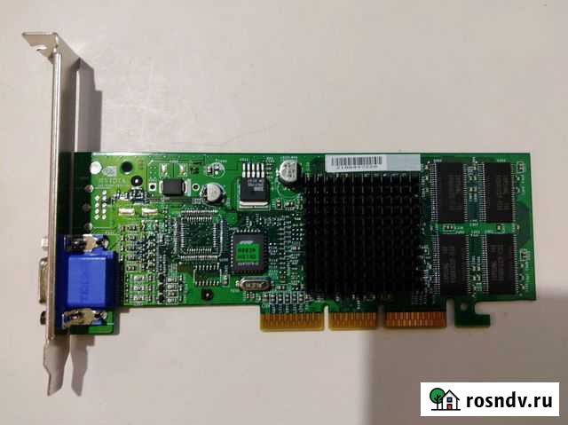 Новая видеокарта (AGP) MX200 Екатеринбург - изображение 1