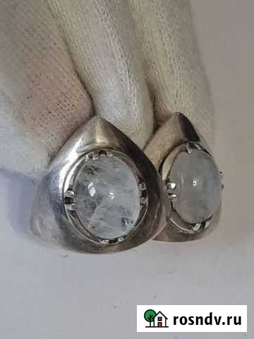 Серебряные серьги СССР аквамарин Екатеринбург - изображение 1