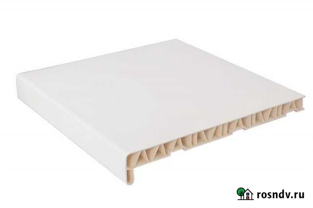 Подоконник Белый матовый (Стандарт) Старый Оскол - изображение 1