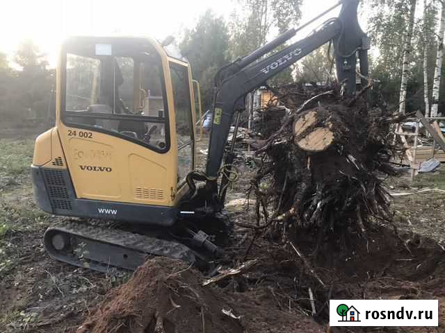 Услуги миниэкскаватора мини экскаватор, экскаватор Сиверский - изображение 1