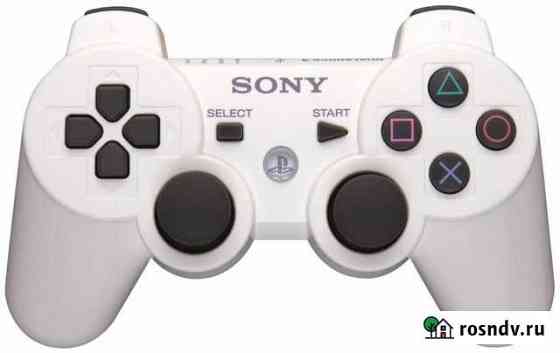 Джойстик беспроводной для PS3 White (белый) Улан-Удэ