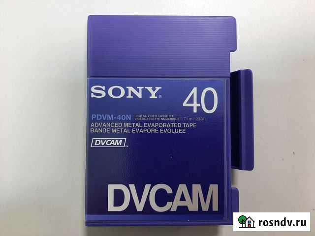 Видеокассета Sony dvcam pdvm-40 N, новая Чусовой - изображение 1