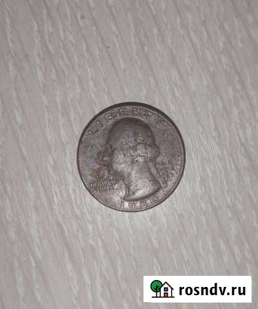 25 центов (квотер, 1/4 доллара, quarter dollar) 19 Губкин - изображение 1