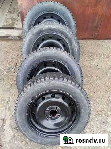 Колеса зимние к Логан, Веста 4x100 ц.о.60.1 Воткинск - изображение 1
