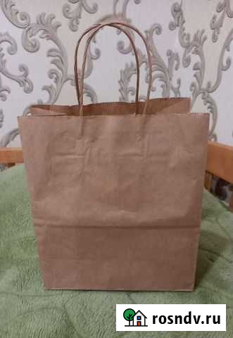 Крафтовый подарочный пакет/упаковка для подарков Новочебоксарск - изображение 1