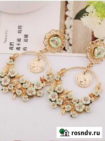 Серьги длинные тренд 2022 Иваново - изображение 1