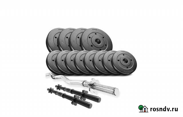 Гантели+ штанга 27 кг Калининград - изображение 1