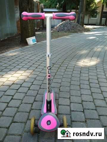 Детский самокат Globber розовый Всеволожск - изображение 1