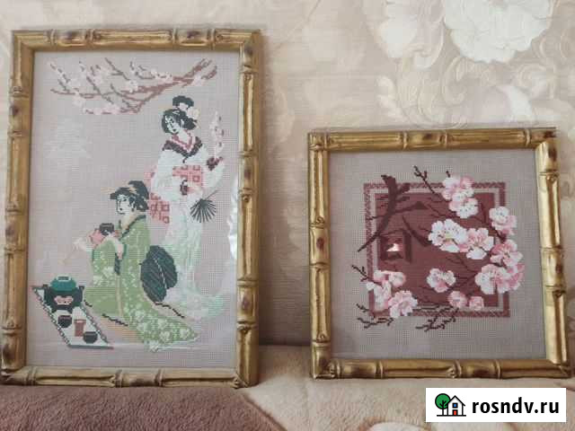 Картины вышитые крестом Серпухов - изображение 1