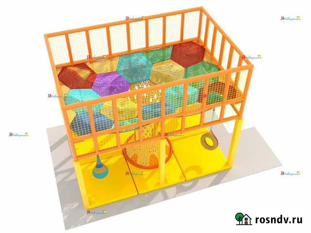 Аттракцион Красочные Сети на прямом каркасе Балашиха - изображение 1